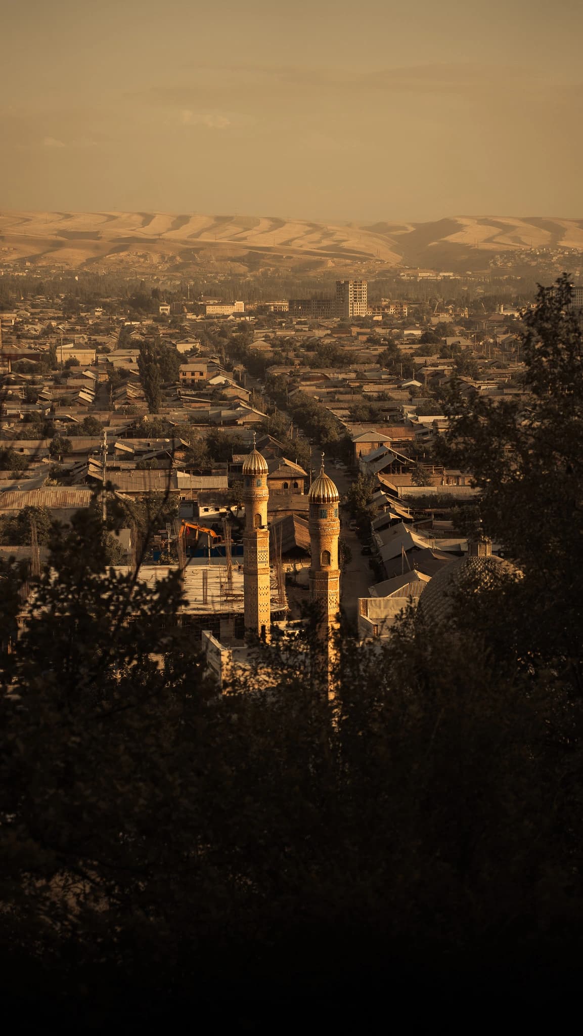 Sulayman Too sacred mountain rising above the city