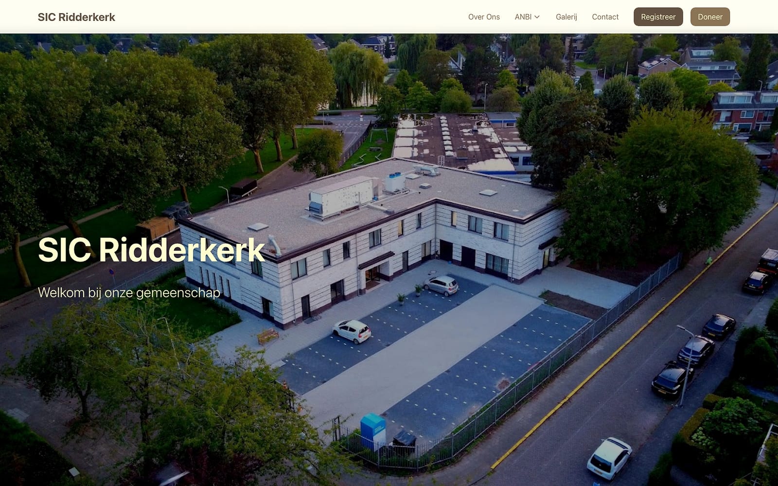SIC Ridderkerk website preview
