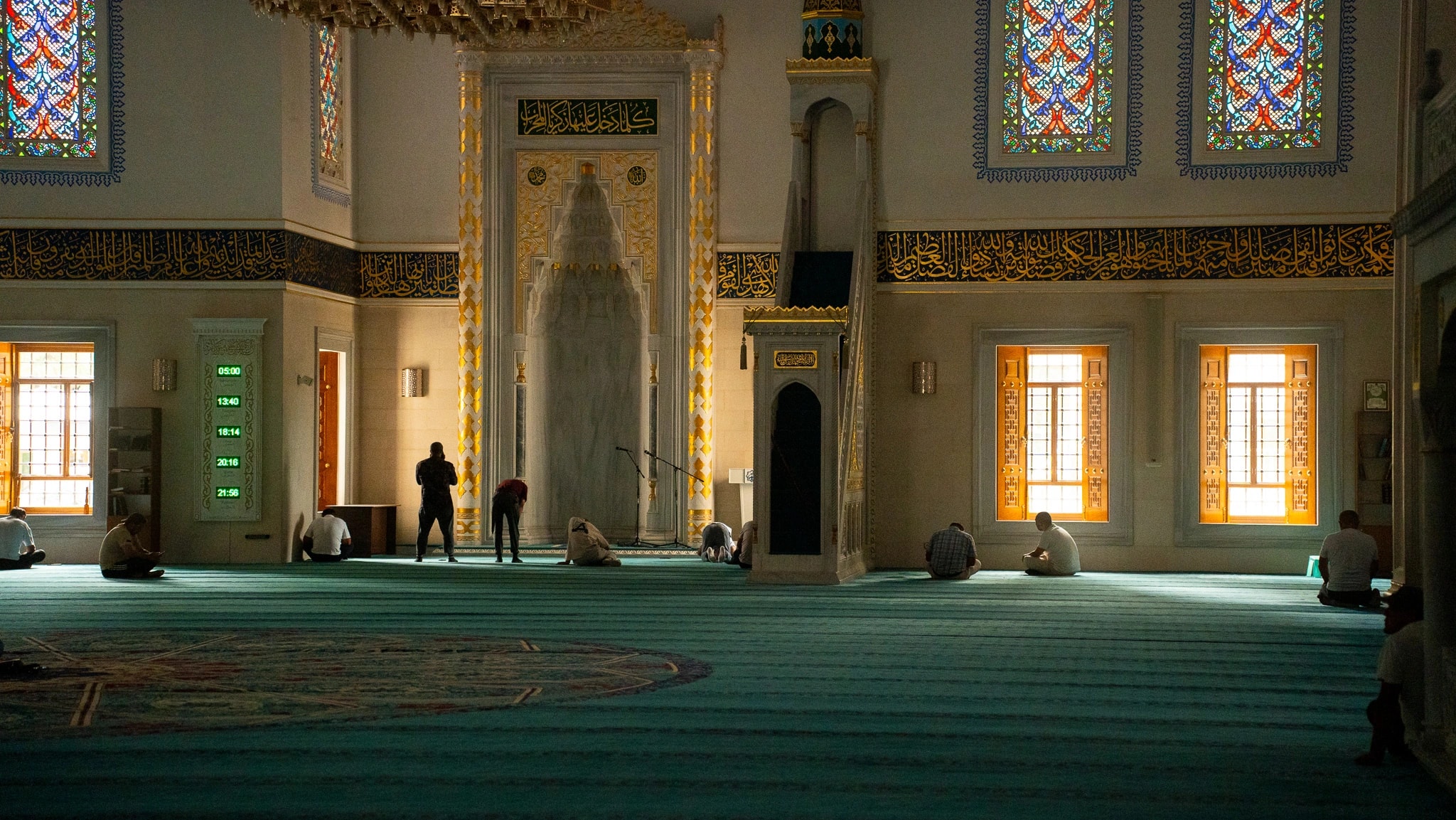 Ala-Too Square with State Museum and mountains